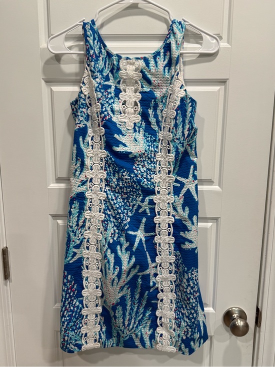 Lilly Pulitzer Dresses & Skirts - Lilly Pulitzer Ember Sleeveless Shift Mini Dress Brewster Blue Good Reef